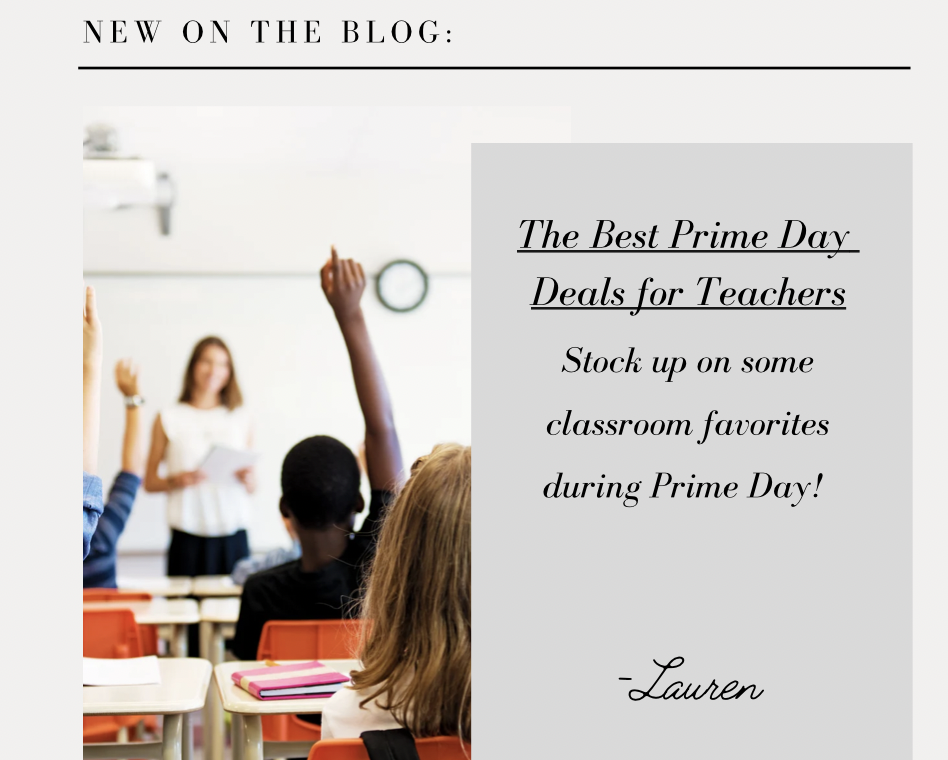 Best Prime Day Deals for Teachers