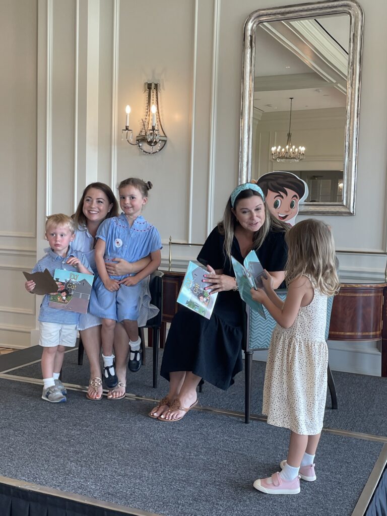 Myers Park Country Club DJ the Scratchy Cat Reading with Little Readers